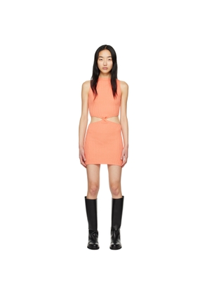 ANNA QUAN Orange Lottie Minidress