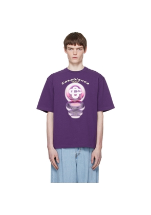 Casablanca Purple 'The Art Of Dance' Oversized T-shirt