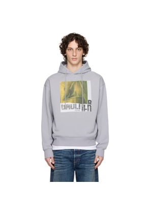 Jean Paul Gaultier SSENSE Exclusive Gray Cotton Printed Water Hoodie