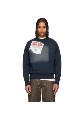 Jean Paul Gaultier Navy 'The Gaultier Label' Sweatshirt
