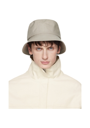 Rier Beige Cotton Bucket Hat