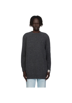 Bally Gray Long Wool Sweater