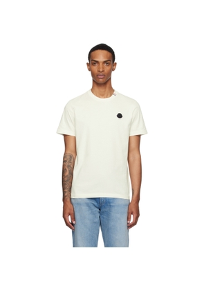 Moncler Off-White Short Sleeve T-shirt