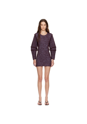 Eckhaus Latta Purple Pallas Minidress