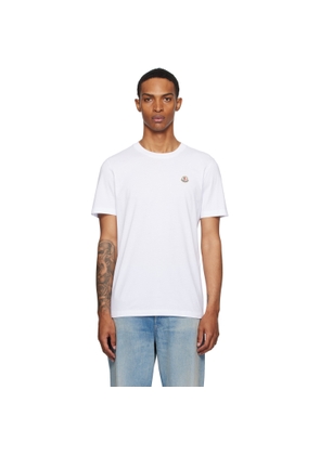 Moncler Three-Pack Multicolor Logo Patch Cotton T-shirts