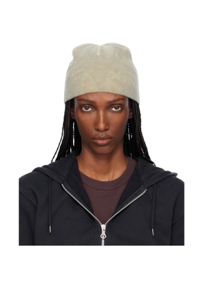 OUR LEGACY Gray Spray-Dyed Beanie