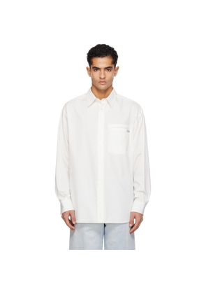MM6 Maison Margiela White Cotton Shirt