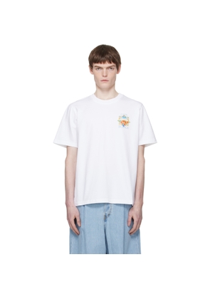 Casablanca White Tennis Landscape Classic T‐shirt