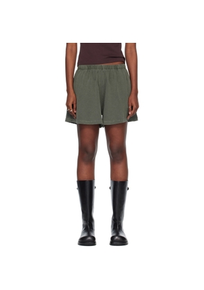 OUR LEGACY Khaki Gored Shorts