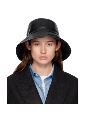 Moncler Genius Moncler x EE72 Black Leather Bucket Hat