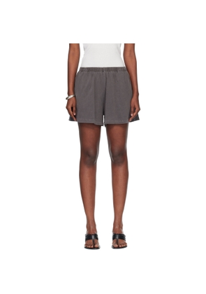 OUR LEGACY Gray Gored Shorts