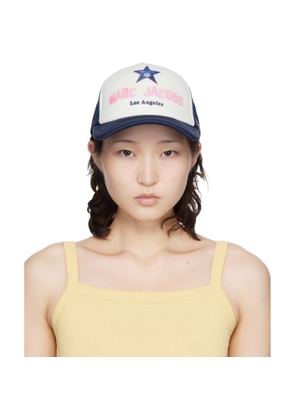 Marc Jacobs SSENSE Exclusive White 'The Los Angeles' City Trucker Cap
