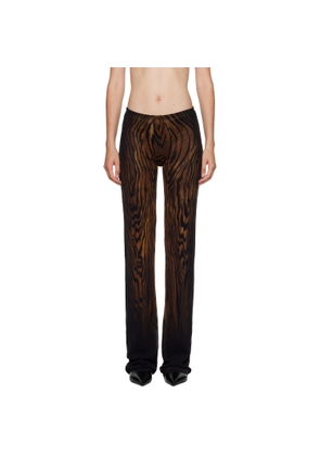 Jean Paul Gaultier Black & Brown 'The Wood' Lounge Pants