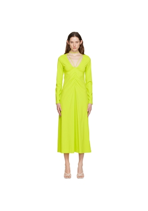 Saks Potts Green Nikola Midi Dress
