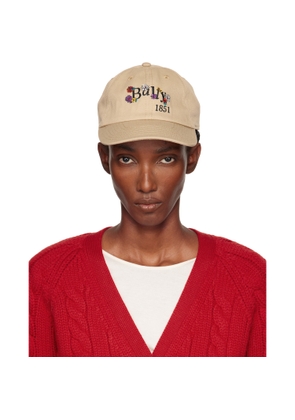 Bally Beige Baseball Cap