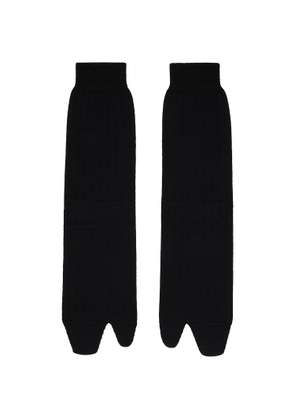 Maison Margiela Black Bootleg Tabi Socks