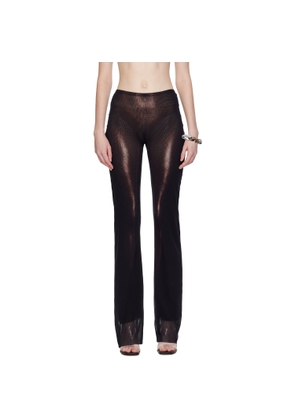 Jean Paul Gaultier Black 'The Bronze Body Dust' Lounge Pants