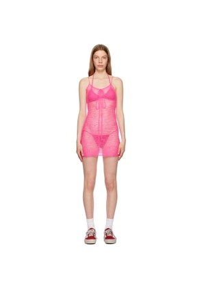 ERL Pink Bow Minidress