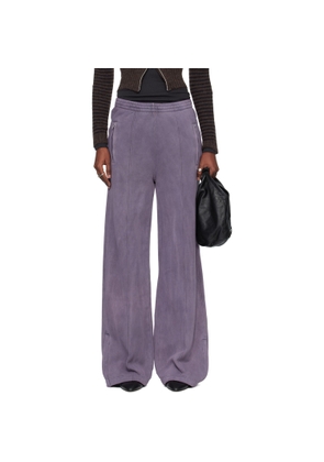 OUR LEGACY Purple Zip Lounge Pants
