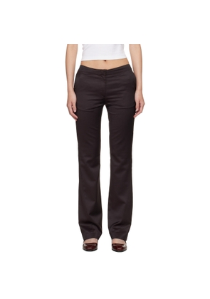 OUR LEGACY Burgundy Poise Trousers
