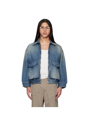 MM6 Maison Margiela Blue Denim Sports Jacket