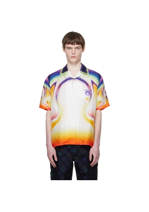 Casablanca Multicolor Open Collar Short Sleeve Shirt