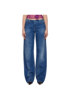 Acne Studios Blue Denim Trousers
