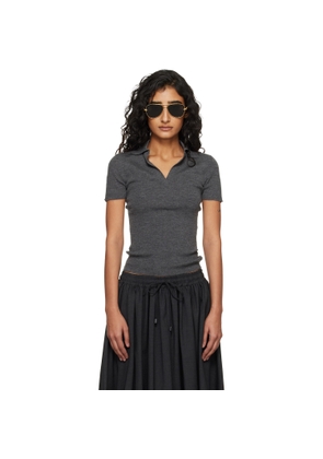 Max Mara Gray Albero Polo