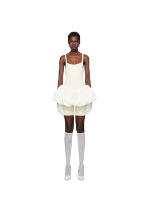 VAQUERA SSENSE Exclusive Bridal Capsule Pouf Bodysuit