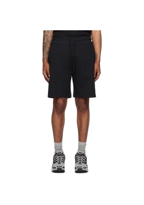 Moncler Black Logo Patch Cotton Shorts
