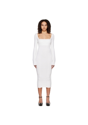 Anna October Off-White Collette Midi Dress