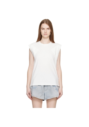 MM6 Maison Margiela Off-White Tank Top
