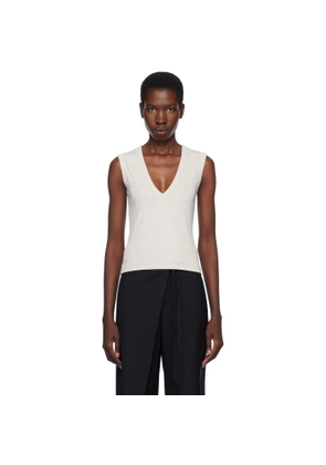 FLORE FLORE Gray Dewi Tank Top