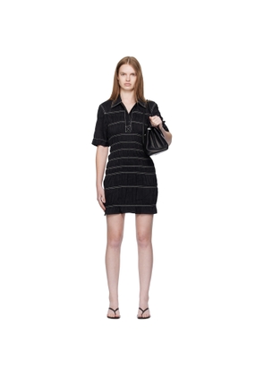 Nanushka Black Nomia Minidress