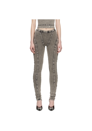 KNWLS Black Scuba Leggings