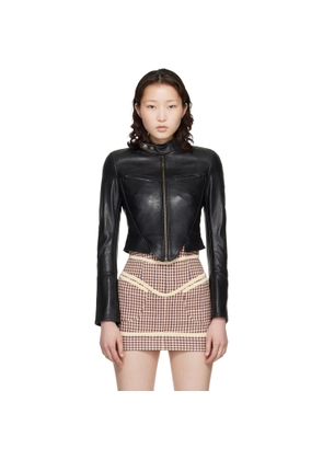 KNWLS Black Claw Leather Jacket