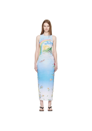 Casablanca Multicolor Graphic Maxi Dress