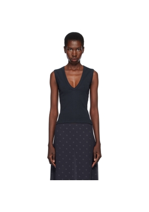 FLORE FLORE Navy Dewi Tank Top