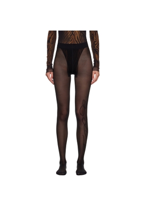 Jean Paul Gaultier Black 'The Jean Paul Gaultier' Tights