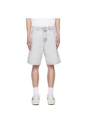 Carhartt Work In Progress Gray Single Knee Shorts