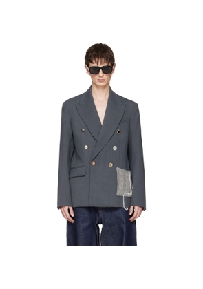 Charles Jeffrey LOVERBOY Gray Edinburgh Blazer