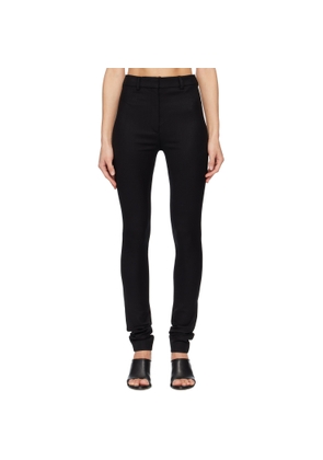 Acne Studios Black Wool Leggings