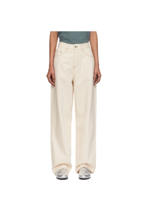 YMC Beige Earth Silver Jeans