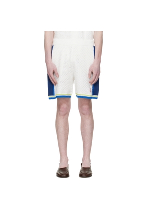 Casablanca Off-White Crochet Shorts
