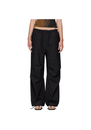 Acne Studios Black Relaxed Fit Trousers
