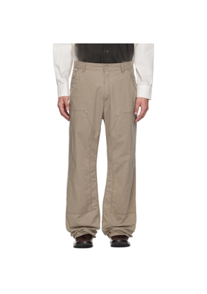 MM6 Maison Margiela Beige 5 Pockets Jeans