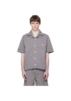 Casablanca Gray Jacquard Shirt