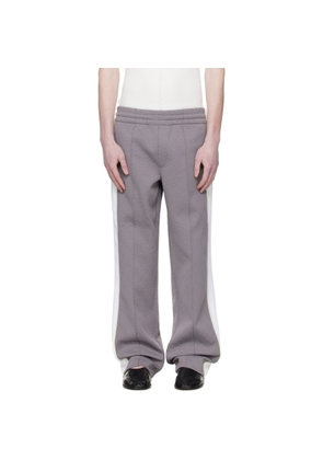Casablanca Gray Tennis Jacquard Track Pants