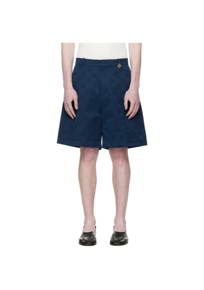 Casablanca Navy Monogram Shorts