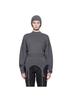 Jean Paul Gaultier Gray 'The Garter' Sweater
